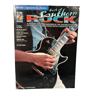 Best of Southern Rock Guitar Signature Licks Songbook no CD Dave Rubin 70's VTG